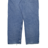 WRANGLER Mens Jeans Blue Regular Straight Stone Wash W34 L29