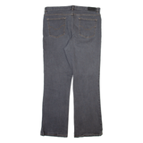 CHAPS Womens Jeans Grey Regular Bootcut W34 L29