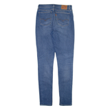 LEVI'S 721 Womens Jeans Blue Slim Skinny Stone Wash W30 L34