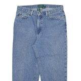 LAUREN RALPH LAUREN Womens Jeans Blue Relaxed Straight W32 L24