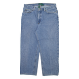 LAUREN RALPH LAUREN Womens Jeans Blue Relaxed Straight W32 L24