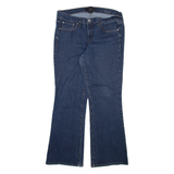 CALVIN KLEIN Womens Jeans Blue Regular Flared W36 L32