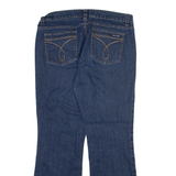 CALVIN KLEIN Womens Jeans Blue Regular Flared W36 L32