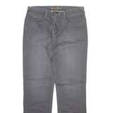 GUESS JEANS Mens Jeans Grey Regular Straight Stone Wash W33 L33