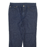 LAUREN RALPH LAUREN Womens Jeans Blue Regular Straight W33 L27