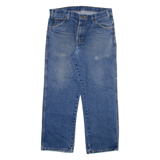 DICKIES Mens Jeans Blue Regular Straight Stone Wash W34 L29