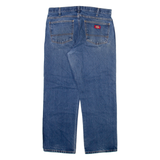 DICKIES Mens Jeans Blue Regular Straight Stone Wash W34 L29