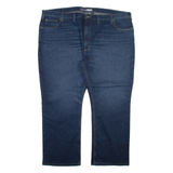 CARHARTT Mens Jeans Blue Relaxed Straight W50 L30