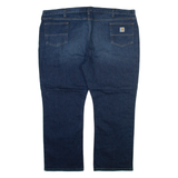 CARHARTT Mens Jeans Blue Relaxed Straight W50 L30