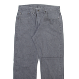 LEVI'S Mens Jeans Grey Regular Straight Stone Wash W30 L27