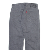 LEVI'S Mens Jeans Grey Regular Straight Stone Wash W30 L27