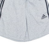 ADIDAS Mens Sports Shorts Grey Relaxed S W22