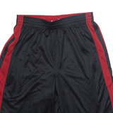 NIKE DRI FIT Mens Sports Shorts Black Relaxed L W30