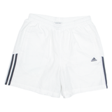 ADIDAS Mens Sports Shorts White Relaxed M W28