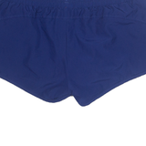 PUMA Mesh Lined Womens Sports Shorts Blue Relaxed UK 14 W33