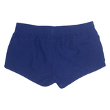 PUMA Mesh Lined Womens Sports Shorts Blue Relaxed UK 14 W33