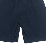 NIKE DRI FIT Mens Sports Shorts Blue Relaxed S W26