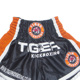 TIGER BOXING Womens Sports Shorts Black Relaxed XS W19