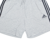 ADIDAS Mens Sports Shorts Grey Relaxed L W31