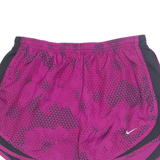 NIKE DRI FIT Womens Sports Shorts Pink Relaxed S W26
