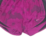 NIKE DRI FIT Womens Sports Shorts Pink Relaxed S W26