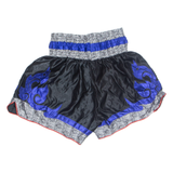 MAX SPORTS Fight Wear Mens Sports Shorts Blue Relaxed Crazy Pattern L W24