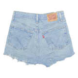 LEVI'S Cut Off 501 Womens Denim Shorts Blue XS W26