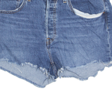 LEVI'S Cut Off 501 Womens Denim Shorts Blue M W31