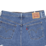 LEVI'S Cut Off 501 Womens Denim Shorts Blue M W31