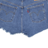 LEVI'S Cut Off 501 Womens Denim Shorts Blue M W31