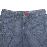 TOMMY HILFIGER Turn Up Option Womens Denim Shorts Blue M W30