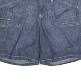 TOMMY HILFIGER Turn Up Option Womens Denim Shorts Blue M W30
