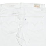 LEVI'S Bermuda Womens Denim Shorts White M W30