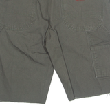 DICKIES Cut Off Carpenter Mens Workwear Shorts Grey M W34