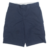 DICKIES Cargo Mens Workwear Shorts Blue Relaxed L W36