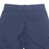 DICKIES Chino Mens Workwear Shorts Blue Relaxed M W34
