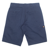 DICKIES Chino Mens Workwear Shorts Blue Relaxed M W34