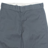 DICKIES Chino Mens Workwear Shorts Grey Relaxed L W35
