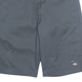 DICKIES Chino Mens Workwear Shorts Grey Relaxed L W35