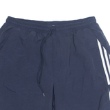 ADIDAS Mesh Lined Mens Swimming Shorts Blue Relaxed L W32