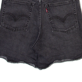 LEVI'S Womens Denim Shorts Grey XS W25