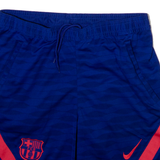 NIKE FC Barcelona Mens Casual Shorts Blue Striped M W26