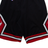 ADIDAS Chicago Bulls Mens Sports Shorts Black Relaxed S W24
