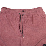 QUIKSILVER Mens Casual Shorts Red L W32