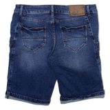 ENGELBERT STRAUSS Womens Denim Shorts Blue M W32