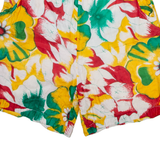 Womens Casual Shorts Red Relaxed Floral M W32