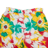 Womens Casual Shorts Red Relaxed Floral M W32