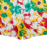 Womens Casual Shorts Red Relaxed Floral M W32