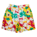 Womens Casual Shorts Red Relaxed Floral M W32