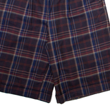 RUBY Womens Casual Shorts Red Check M W30
